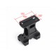 Планка подъемная GG Lerna mount kit AIMPOINT (Black) [WADSN]